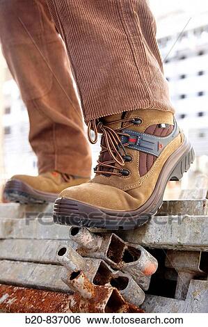 safety boots construction site