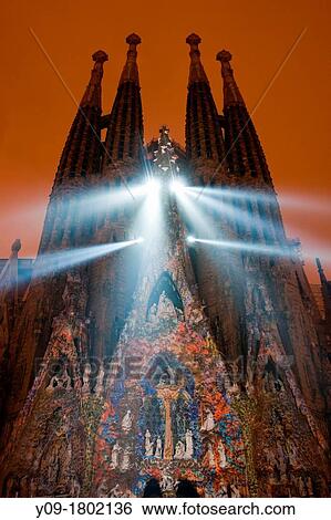 Sagrada Familia, Architect Antoni Gaudi, Barcelona, Spain View Large Photo Image Stock Photograph - Sagrada Familia, Architect Antoni Gaudi, Barcelona, Spain. Fotosearch