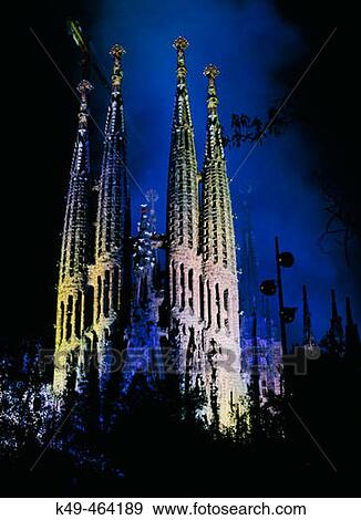 Stock Photo - Sagrada Familia. Barcelona. Catalonia. Spain.. Fotosearch