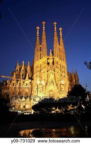 Sagrada Familia temple by Gaudi, Barcelona. Catalonia, Spain View Large Photo Image Stock Photo - Sagrada Familia temple by Gaudi, Barcelona. Catalonia, Spain. Fotosearch