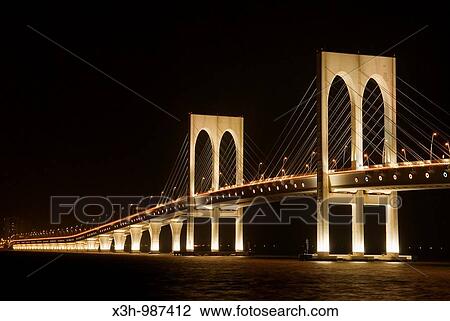 Sai Van bridge that links Macau to Taipa island, Special Administrative Region, China, Asia View Large Photo Image Stock Image - Sai Van bridge that links Macau to Taipa island, Special Administrative Region, China, Asia. Fotosearch