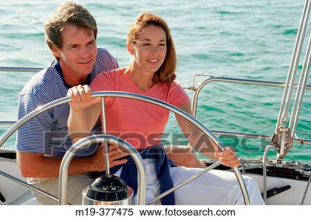 sailing couple View Large Photo Image Stock Photography - sailing couple. Fotosearch