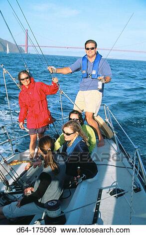 Sailing. San Francisco Bay. California. USA View Large Photo Image Stock Photo - Sailing. San Francisco Bay. California. USA. Fotosearch