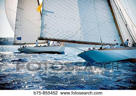 Sailing ship, boat race, Minorca, Baleric Islands, Spain View Large Photo Image Stock Image - Sailing ship, boat race, Minorca, Baleric Islands, Spain. Fotosearch