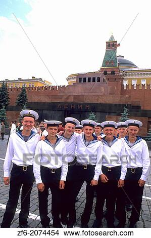 Sailors near Lenins Tomb at Red Square in Moscow Russia. View Large Photo Image Picture - Sailors near Lenins Tomb at Red Square in Moscow Russia.. Fotosearch