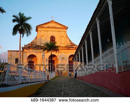 Stock Photo - Sain Trinity Parish Trinidad Sancti Spiritus Province Cuba. Fotosearch