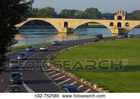 Saint Benezet bridge over Rhone river, Avignon. Vaucluse, Provence-Alpes-C? te d? Azur, Rhone valley, Provence, France View Large Photo Image Stock Photography - Saint Benezet bridge over Rhone river, Avignon. Vaucluse, Provence-Alpes-C? te d? Azur, Rhone valley, Provence, France. Fotosearch