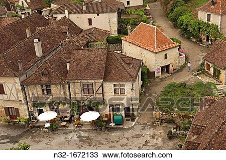 Saint Cirq Lapopie, Lot River, Lot Valley, Way of St James, Midi Pyr? n? es, France, Europe View Large Photo Image Stock Image - Saint Cirq Lapopie, Lot River, Lot Valley, Way of St James, Midi Pyr? n? es, France, Europe. Fotosearch