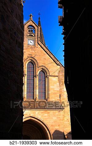Stock Image - Saint Martin Church in the old part of the town, Brive-la-Gaillarde, Corr? ze, Limousin, France. Fotosearch