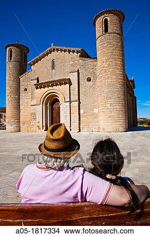 Saint Martin church Romanic style Fromista Way, road to Santiago Palencia Castilla y Leon Spain. View Large Photo Image Picture - Saint Martin church Romanic style Fromista Way, road to Santiago Palencia Castilla y Leon Spain.. Fotosearch
