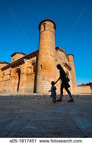 Saint Martin church Romanic style Fromista Way, road to Santiago Palencia Castilla y Leon Spain. View Large Photo Image Stock Image - Saint Martin church Romanic style Fromista Way, road to Santiago Palencia Castilla y Leon Spain.. Fotosearch