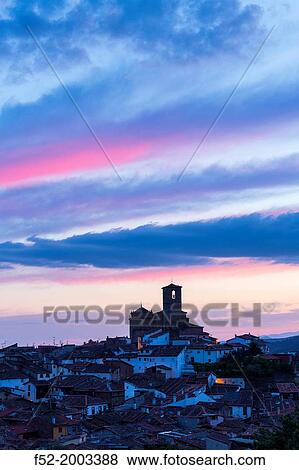 Saint Mary's Parish Church, Hervas village, Ambroz Valley, CBceres, Extremadura, Spain, Europe. View Large Photo Image Stock Photo - Saint Mary's Parish Church, Hervas village, Ambroz Valley, CBceres, Extremadura, Spain, Europe.. Fotosearch