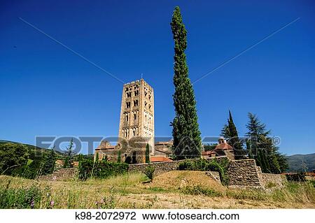 Saint-Michel-de-Cuxa Benedictine Abbey, 879AD, Pyr? n? es-Orientales, France View Large Photo Image Stock Image - Saint-Michel-de-Cuxa Benedictine Abbey, 879AD, Pyr? n? es-Orientales, France. Fotosearch