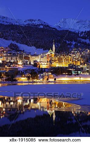 Saint Moritz, Graubunden Canton, Switzerland View Large Photo Image Stock Photography - Saint Moritz, Graubunden Canton, Switzerland. Fotosearch