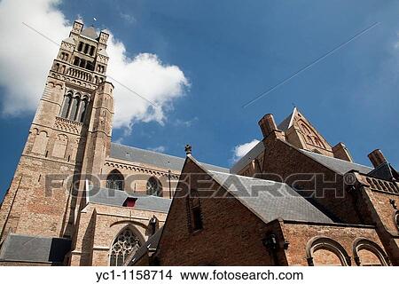 Saint Salvator's Cathedral, Brugge, Belgium View Large Photo Image Picture - Saint Salvator's Cathedral, Brugge, Belgium. Fotosearch