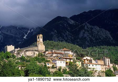 Saint Saturnin church, Village of Vernet les bains, Eastern Pyrenees, Languedoc Roussillon, France View Large Photo Image Stock Image - Saint Saturnin church, Village of Vernet les bains, Eastern Pyrenees, Languedoc Roussillon, France. Fotosearch