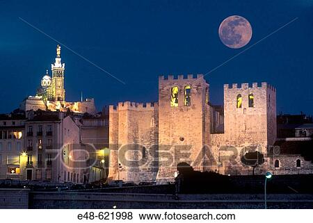 Stock Photo - Saint Victor Abbey, Marseille. Bouches du Rh? ne, France. Fotosearch