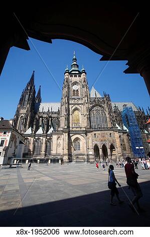 Saint Vitus Cathedral, Prague, Czech Republic. View Large Photo Image Stock Photograph - Saint Vitus Cathedral, Prague, Czech Republic.. Fotosearch