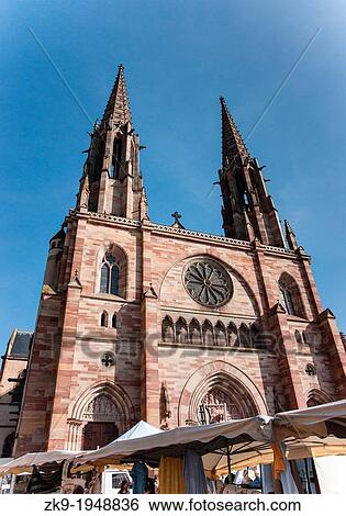 Saints-Pierre-et-Paul-Church, Obernai, Alsace, France View Large Photo Image Stock Photograph - Saints-Pierre-et-Paul-Church, Obernai, Alsace, France. Fotosearch
