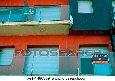 sale and rent homes, La Roca del Valles, Catalonia, Spain. View Large Photo Image Stock Photo - sale and rent homes, La Roca del Valles, Catalonia, Spain.. Fotosearch