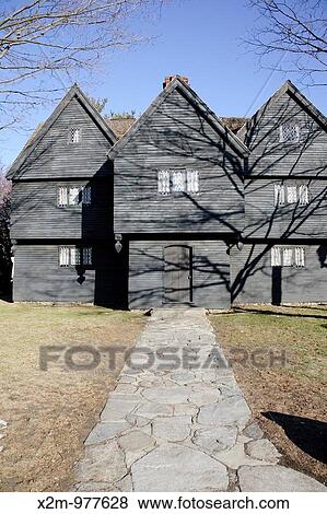 Salem Witch House in Salem, Massachusetts USA which is part of New England View Large Photo Image Stock Photo - Salem Witch House in Salem, Massachusetts USA which is part of New England. Fotosearch