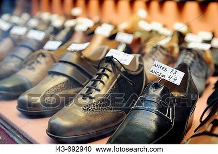 Sales in stores shoe, Donostia, Basque country, Spain. View Large Photo Image Stock Image - Sales in stores shoe, Donostia, Basque country, Spain.. Fotosearch