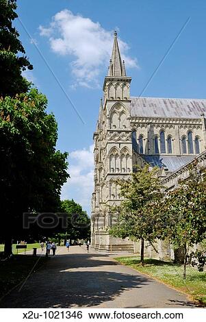 Salisbury Cathedral, Salisbury, Wiltshire, England View Large Photo Image Stock Photograph - Salisbury Cathedral, Salisbury, Wiltshire, England. Fotosearch