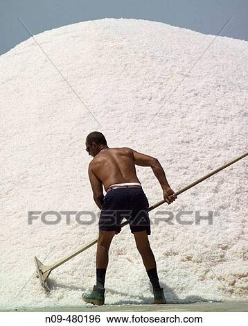 Stock Photograph - Saltworks, Marsala. Sicily, Italy. Fotosearch
