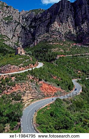 Salut hermitage, mountain range Montserrat, Collbato, Catalonia, Spain View Large Photo Image Stock Photography - Salut hermitage, mountain range Montserrat, Collbato, Catalonia, Spain. Fotosearch