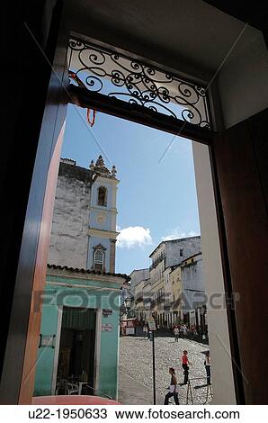 Salvador de Bahia, Bahia, Brazil, Pelourinho View Large Photo Image Stock Image - Salvador de Bahia, Bahia, Brazil, Pelourinho. Fotosearch