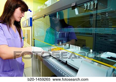 Sample loading, TECAN automated samples handling, DNA and RNA biobank, extraction and storage of DNA/RNA from blood samples, Biodonostia Health and Biomedicine Research Institute, San Sebastian, Donostia, Gipuzkoa, Euskadi, Spain View Large Photo Image Stock Photography - Sample loading, TECAN automated samples handling, DNA and RNA biobank, extraction and storage of DNA/RNA from blood samples, Biodonostia Health and Biomedicine Research Institute, San Sebastian, Donostia, Gipuzkoa, Euskadi, Spain. Fotosearch