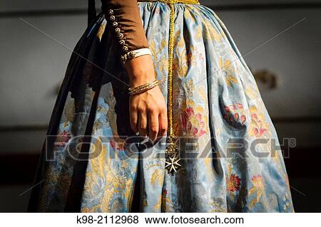 sample of traditional Majorcan clothing XVII to XX, Theater Terra i Mar, Palma, Mallorca, Balearic Islands, Spain. View Large Photo Image Stock Photo - sample of traditional Majorcan clothing XVII to XX, Theater Terra i Mar, Palma, Mallorca, Balearic Islands, Spain.. Fotosearch
