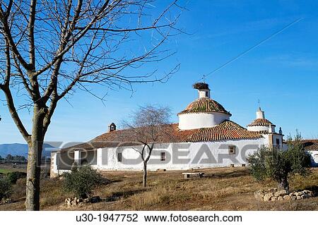 San Bartolome chapel in Miajadas, a small village in Caceres province, Extremadura, Spain. View Large Photo Image Stock Image - San Bartolome chapel in Miajadas, a small village in Caceres province, Extremadura, Spain.. Fotosearch