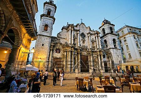 San Cristobal Cathedral Havana Vieja District, Havana, Cuba. View Large Photo Image Stock Image - San Cristobal Cathedral Havana Vieja District, Havana, Cuba.. Fotosearch