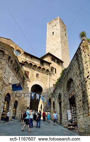 San Gimignano, Tuscany, Italy View Large Photo Image Stock Photo - San Gimignano, Tuscany, Italy. Fotosearch
