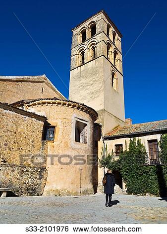San Juan Bautista church in Pedraza. Segovia. Castilla Leon. Spain. View Large Photo Image Stock Photograph - San Juan Bautista church in Pedraza. Segovia. Castilla Leon. Spain.. Fotosearch