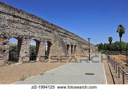 San Lazaro Renaissance aqueduct. Mrida, Badajoz, Spain View Large Photo Image Stock Photography - San Lazaro Renaissance aqueduct. Mrida, Badajoz, Spain. Fotosearch