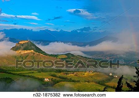 San Leo, Mountain landscape, Marche, Italy. View Large Photo Image Stock Image - San Leo, Mountain landscape, Marche, Italy.. Fotosearch
