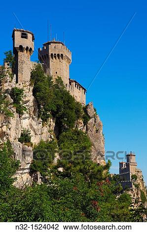 San Marino Rocca fratta, Fratta Tower Monte Titano Republic of San Marino Italy Europe. View Large Photo Image Stock Image - San Marino Rocca fratta, Fratta Tower Monte Titano Republic of San Marino Italy Europe.. Fotosearch