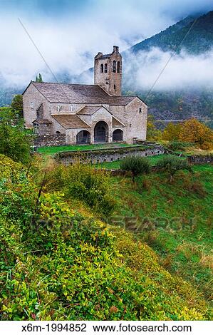 San Miguel church. Linas de Broto. Torla, Sobrarbe county, Huesca, Aragon, Spain. View Large Photo Image Stock Image - San Miguel church. Linas de Broto. Torla, Sobrarbe county, Huesca, Aragon, Spain.. Fotosearch