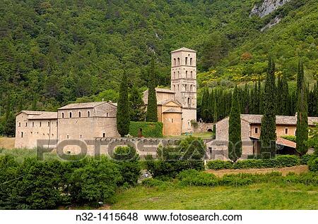 San pietro in Valle, Abbey, Ferentillo, Valnerina, Terni, Umbria, Italy, Europe. View Large Photo Image Stock Photo - San pietro in Valle, Abbey, Ferentillo, Valnerina, Terni, Umbria, Italy, Europe.. Fotosearch