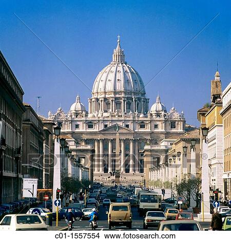 San Pietro, St Peter's basilica, Vatican City, Rome, Italy View Large Photo Image Picture - San Pietro, St Peter's basilica, Vatican City, Rome, Italy. Fotosearch