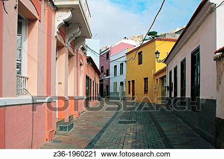 Stock Image - San Sebastian at La Gomera, Canary Island.. Fotosearch