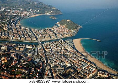 San SebastiBn, Gipuzkoa, Basque Country, Spain View Large Photo Image Stock Photo - San SebastiBn, Gipuzkoa, Basque Country, Spain. Fotosearch
