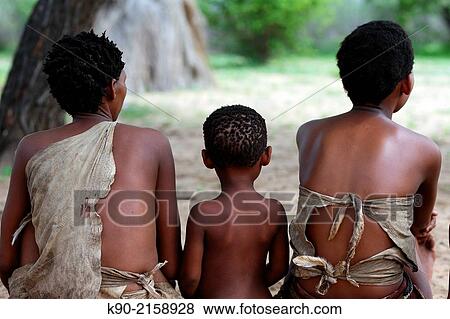 San women sitting with a kid in her middle, Namibia, Africa. View Large Photo Image Stock Photo - San women sitting with a kid in her middle, Namibia, Africa.. Fotosearch
