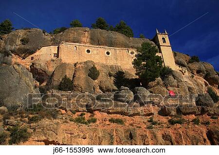 Stock Photography - Sanctuari of the Virgen de Balma in Zorita del Maestrazgo Castell? n. Fotosearch