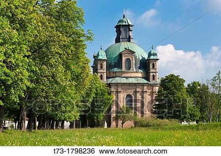 Stock Photograph - Sanctuary, Maria-Hilf Freystadt, Bavaria, Germany. Fotosearch