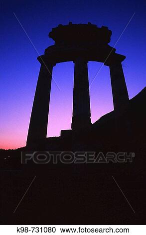 Sanctuary of Apollo, Mount Parnassus, Delphi. Greece View Large Photo Image Stock Image - Sanctuary of Apollo, Mount Parnassus, Delphi. Greece. Fotosearch