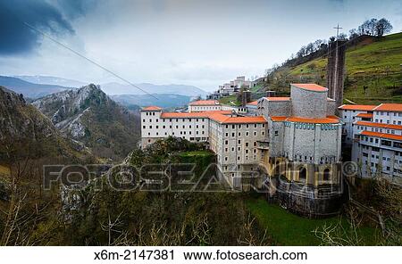Stock Image - Sanctuary of Arantzazu. Oate. Guipuzkoa, Spain.. Fotosearch