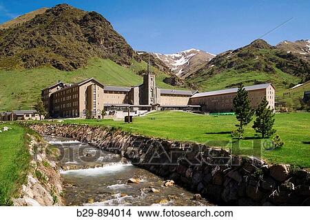 Picture - Sanctuary of Nria. Nria Valley. Ripoll? s. Girona province. Catalonia. Spain. Fotosearch
